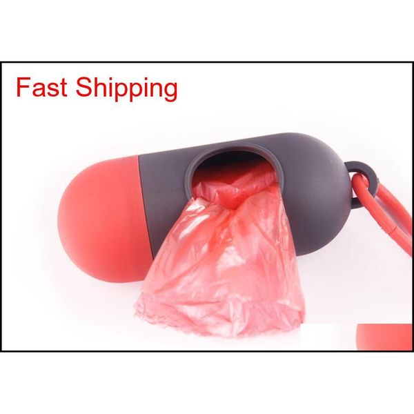 

new arrival dog poop bag scoop leash dispenser with hook mini dog poop bag boxes pet supplie qylcfv packing2010