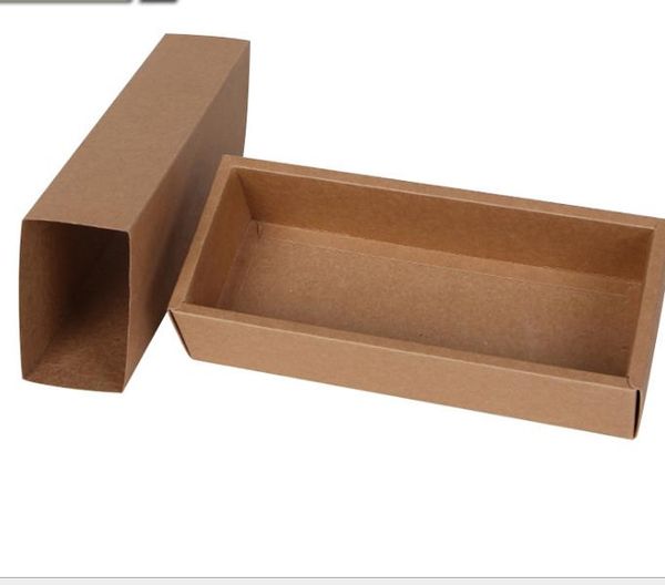 2022 novo eco amigável kraft papel caixa de gaveta caixa de caixas de embalagem de roupa interior 22,5 * 9.5 * 4,5cm