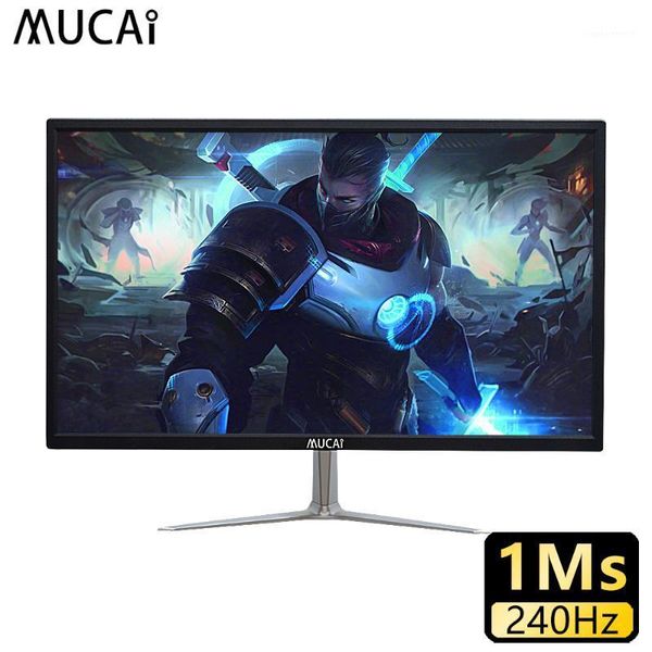 

monitors mucai 24 inch pc monitor deskcomputer game 240hz lcd display gamer hd flat panel /dp1