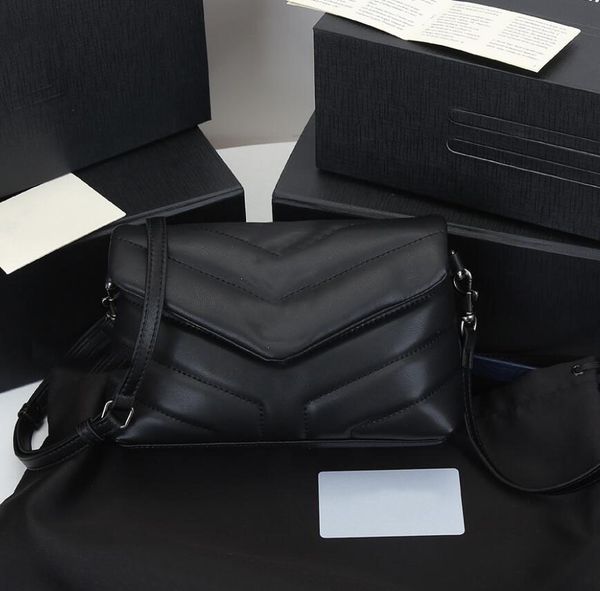 

2021 luxury designer women leather messenger bag loulou bag y-shaped leather shoulder crossbody bag lady fashion mini leather purser