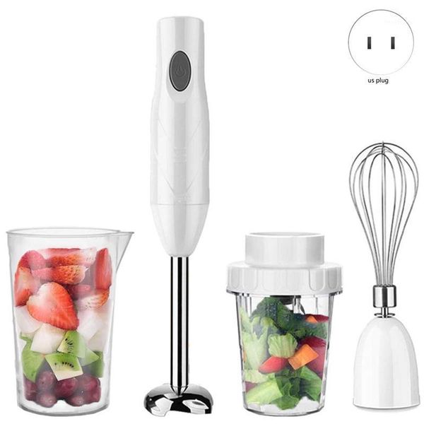 

immersion hand blender 4-in-1 powerful speed control stick blender milk frother egg whisk puree infant - us plug1
