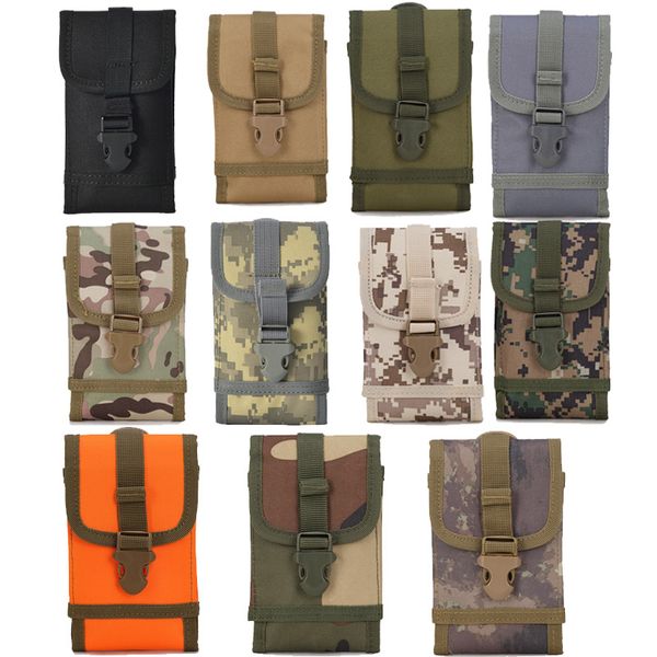 Esportes ao ar livre Tactical Backpack Bag Vest Engrenagem Acessório Acessório Camuflagem Multi Functional Molle Tacitcal Cell Pone Bolsa No11-904