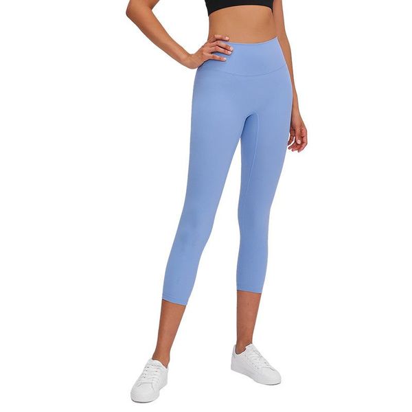 

new no embarrassment line high waist tight yoga pants female gym training legging sweat-wicking fitness leggings capri pants, White;red