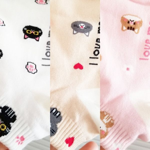 

xqnn3 korean jk gate cute sweet cartoon 3d cat jk korean east gate cartoon sweet cotton cotton socks cute 3d cat socks east n93hm, Black
