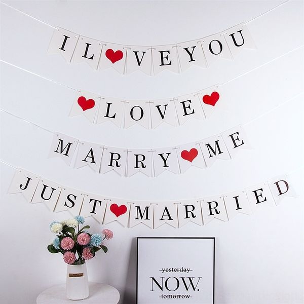 

vtm0i colorful wedding decorations rose pull flag pull flagcolor fish party props flag-pulling tail flag-hanging banner-pulling proposal fla