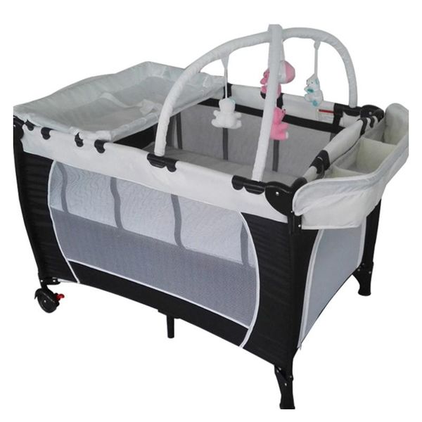 

baby cribs crib folding multifunctional game bed 0-4 year old