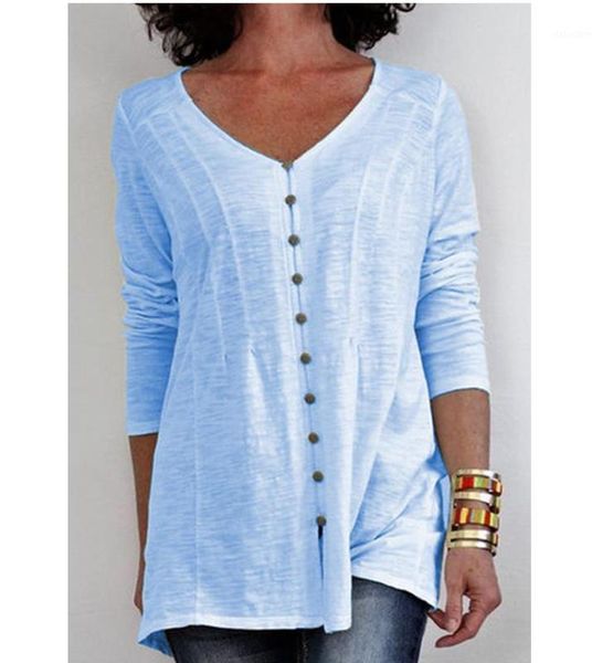 

plus size 3xl shirt blouse female 2020 summer autumn new v-neck half sleeve solid women shirt1, White