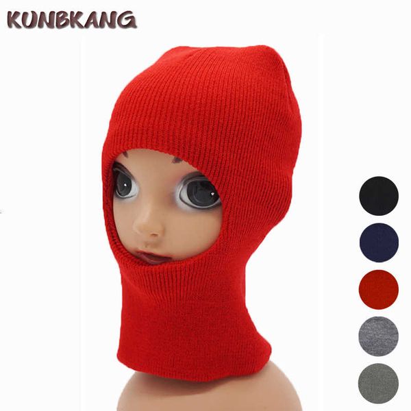 

new children kids winter face mask warm sports knitted thermal hat boys girls windproof winter mask hat ski cap kids balaclava