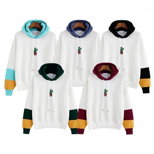 

fashion hoodies women long sleeve print sweatshirt 2020 casual loose pullovers hoodies sweatshirt female young girl clothing1, Black