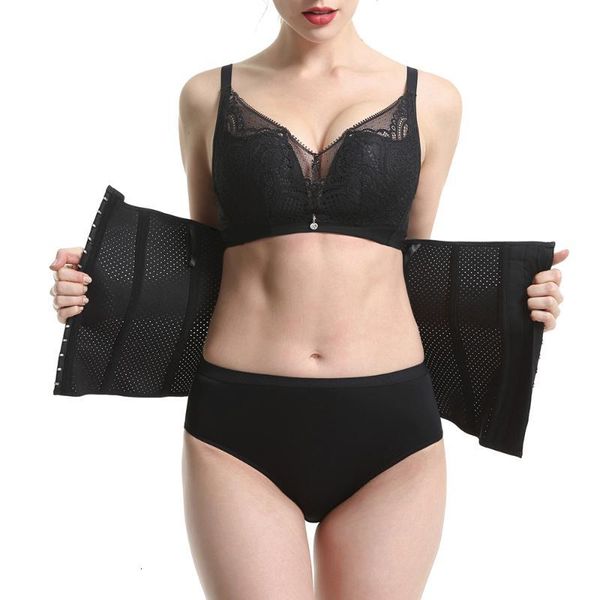 

2021 body shaper slimming belts waist trainer belt women postpartum slimming underwear modeling strap tummy fitness corset d30, White;black