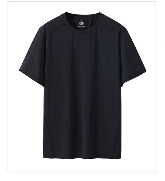 

2021 new male sports gymnasium quick drying t-shirts fashion for mesh summer short black sleeve white tshirt t oversized 7xl 8xl wg9z, White;black