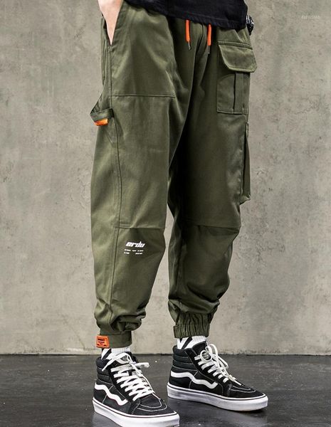 

brand men's cargo pants joggers comfortable pant for man casual cargo pants men streetwear loose man trouser trendy sweatpants1, Black