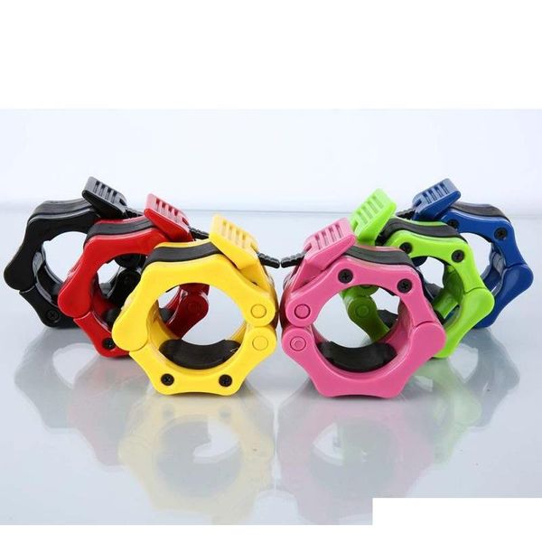 

50mm musculation crossfit dumbbells barbell clamps collars lock buckle 1 pairs