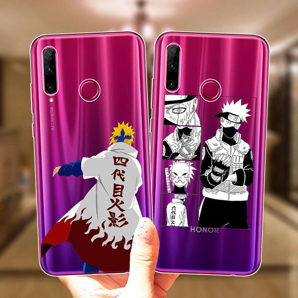 

3animation naruto assists kakashi mobile phone cover huawei honor 10i 20i 30i 9x 8x 30 10x mate 10 20 lite pro soft silicone shellcf1