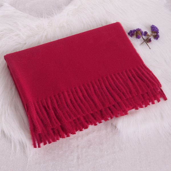 

prickly hair cold-resistant thickened solid color scarf new autumn and winter warm korean version of 100 tassels imitation cashmere scarf, Blue;gray