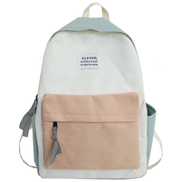 

new fashion canvas travel backpack large capacity youth school bag women's backpack