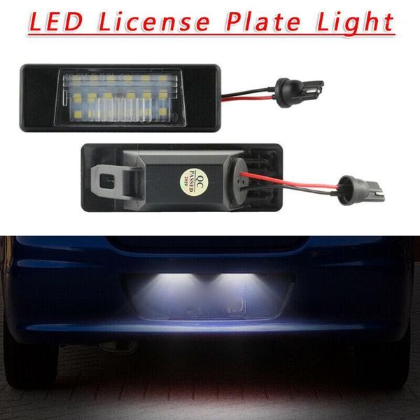 

2pcs 12v car led license plate light canbus 26510 8990 a for qashqai versa x-trail juke patnfinder nv200 infiniti q501