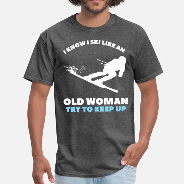 

ski like an old woman funny skiing gift designers graphic t shirt classic breathable design tracksuit hoodie sweatshirt