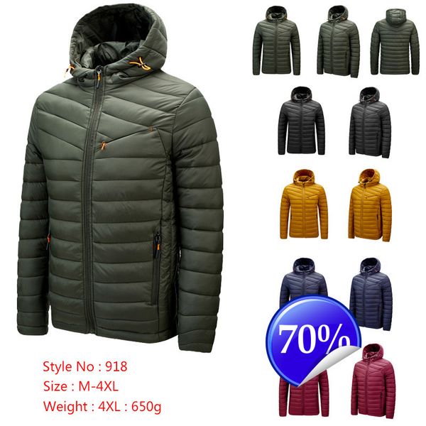 

men's winter warm outdoor down jacket fashion 1on8abdb, Black