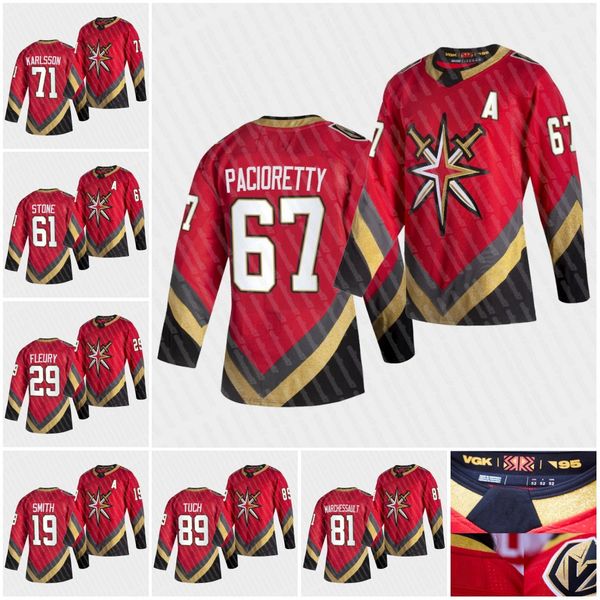 

2021 reverse vintage mark stone jersey c patch las vegas golden knights alex pietrang grove william carlson max pacioretty ryan reeves smith, Black