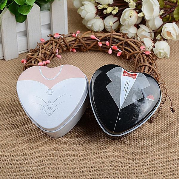 

european-style candy box candy box wedding gift heart-shaped tin wedding creative1