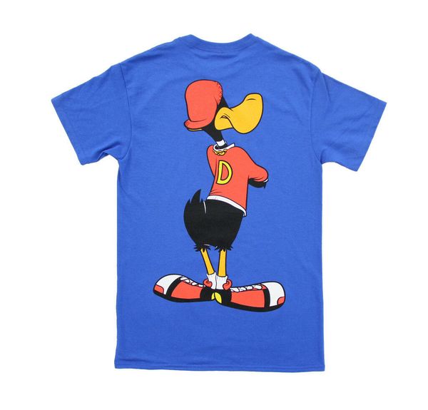 

animated cartoon looney tunes hip daffy duck front and back blue hoodie designers t shirts sweatshirt