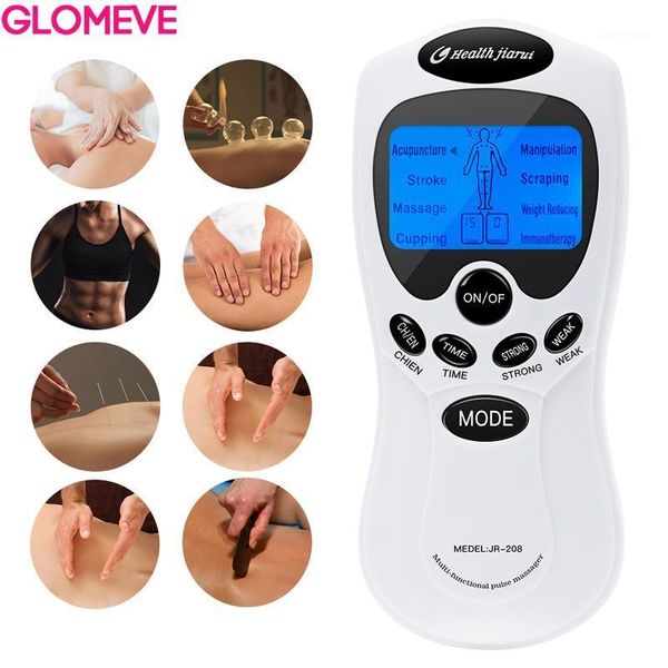 

electric massagers 8 models ems herald tens machine muscle stimulator acupuncture body massage digital therapy massager electrostimulator1