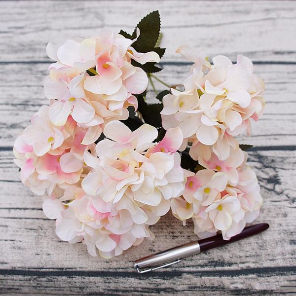 

artificial silk hydrangea fake flowers peony floral wedding bouquet bridal decor diy gift christmas supplies1