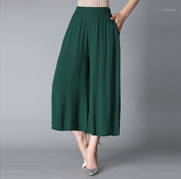 

women summer casual thin pants cotton linen trousers plus size elastic waist wide leg pant candy color 5xl 6xl 7xl1, Black;white
