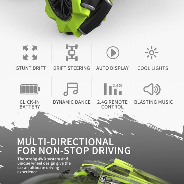 

скалолазание jjrc q76 rc stunt car drift все dound вождения автомобилей off road танцевальная музыка led 2.4g пульт дистанционного управлени