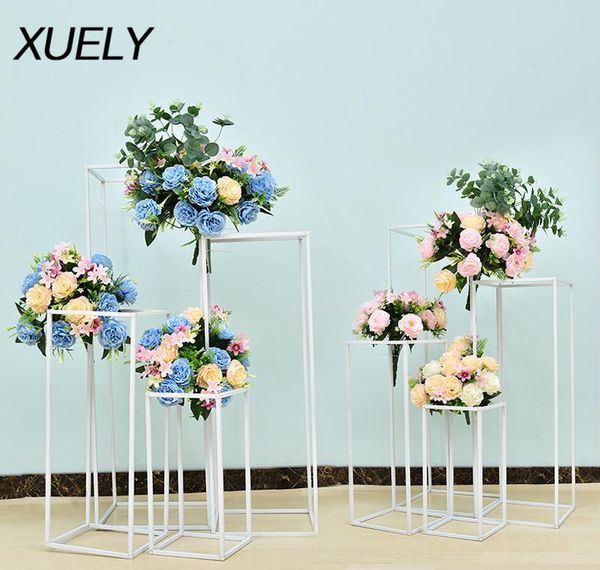 

wedding prop flower stand arch road lead decor artificial flower wrought metal iron square block wedding bi bbyxwl bdesports