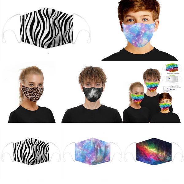

digital printing mask starry 3d dustproof sky face pm2.5 kids reusable mask with 5 layer w3c3 78fab