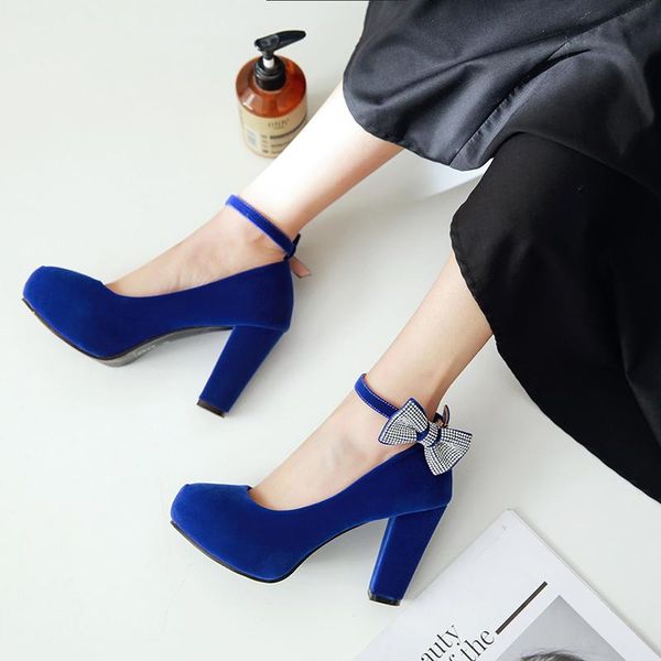 

women's shoes high heel pumps wedding party black redblue spring pu leather szie 33-45 shoes woman