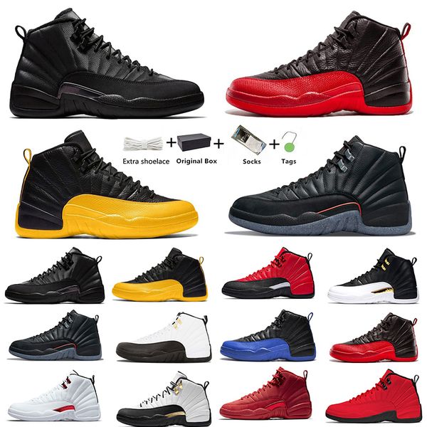 

jumpman 12 12s mens retro basketball shoes sneakers bulls flu game royal gym red reverse flu royalty taxi twist university men women trainer