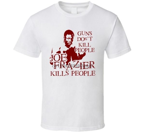 

joe frazier gun kill t shirt sport hooded sweatshirt hoodie