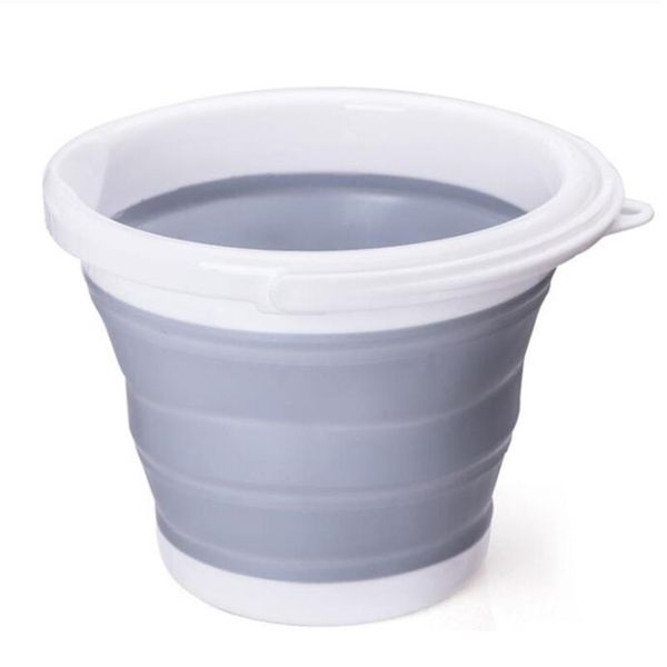 

3/5/10 l bucket for fishing promotion folding bucket car wash outdoor portable art bucket sile fishing supplies sqcigz