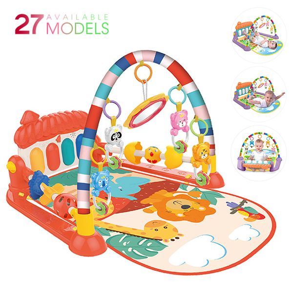 

27 styles baby music rack play mat kid rug puzzle carpet piano keyboard infant playmat early education gym crawling game pad toy lj201116