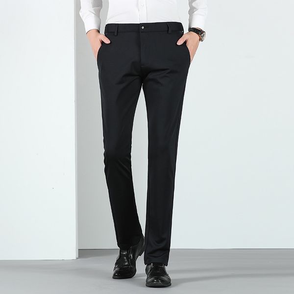 

men's business casual belt dad work middle aged black pants