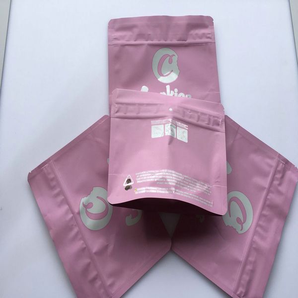 

c cookies pink 15x20cm reusable ziplock bags medicated edibles local smell proof bags 28g mylar bags wmtnvl bdetoys
