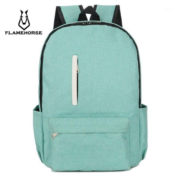 

backpack women's fashion college style simple men's wear-resistant burden reduction anti-theft shockproof breathable lap