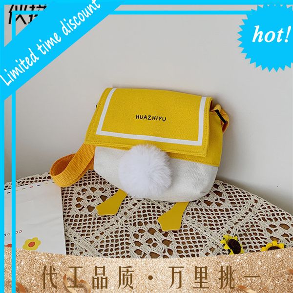 

duck butt bag 2020 new fashion summer girl canvas messenger