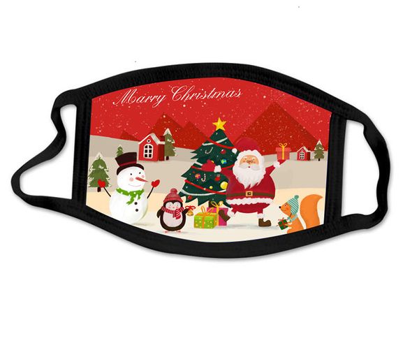 

anti xmas masks face printed christmas fashion dust snowflake mouth cover cos washable reusable