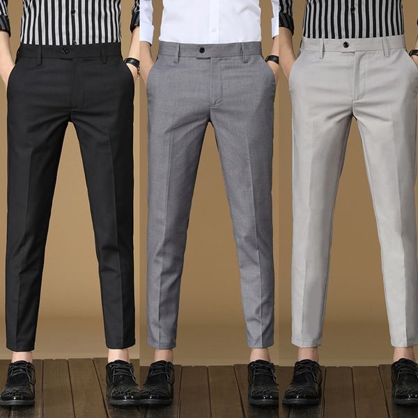 

spring and summer new casual capris slim men's trousers nine nine casual pants ninth pants men's 9-point trousers 2008 btvww, Blue