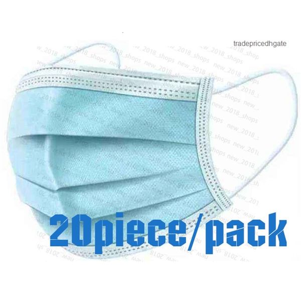 

face stock fast mask ship disposable in mascherine elastic ear loop comfortable 3 ply breathable pack 16d5y