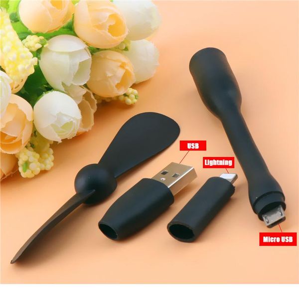 

mini portable 3 in 1 usb fan for iphone7 xiaomi samsung otg android phone multifunction small travel fan lapusb jllgyx