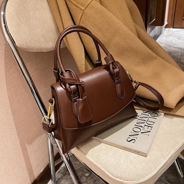 

cross body simple women's bags 2021 spring korean fashion trendy single-shoulder texture messenger bag all-match handbag