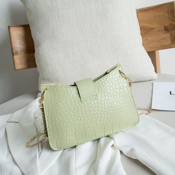 

youth ladies simple versatile bag fashion pu stone ladies shoulder crossbody bag casual solid party wristlet purse