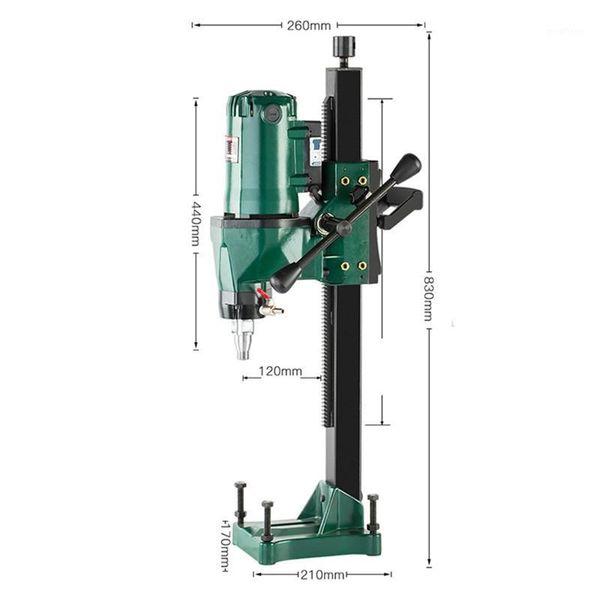 

z1z-cf-260 water drilling machine diamond drilling tool high-quality engineering machine 220v 3900w 600r/min max.260m1