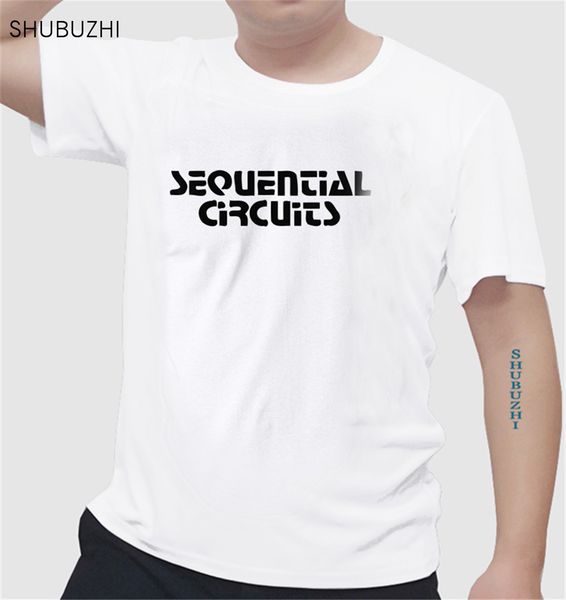

sport sequential circuits t-shirt cotton retro synth pro-one prophet 5 10 cartoon print short sleeve t shirt 4xl 5xl euro size