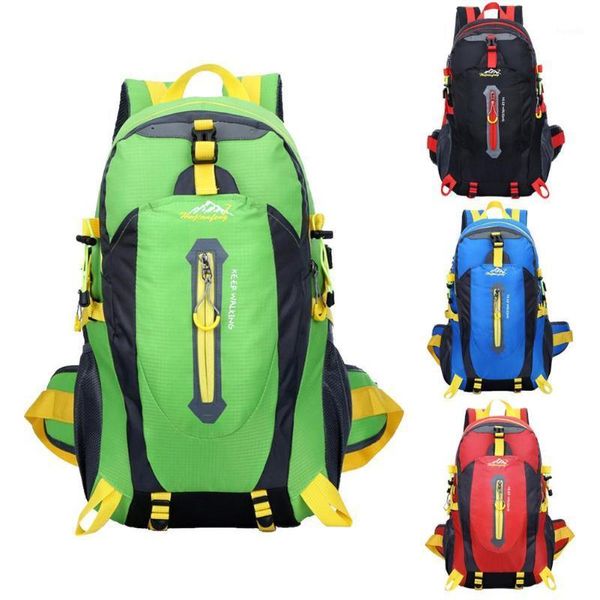 Açık Çanta 75L Naylon Kamp Yürüyüş Sırt Çantası Su Geçirmez Spor Çantası Erkek Kadın Seyahat Trekking Sırt Çantası Dağ Tırmanışı Equipment1